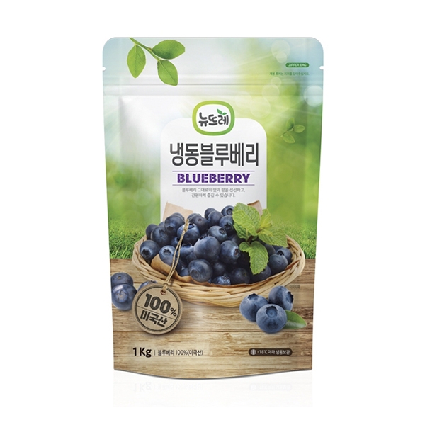 뉴뜨레 냉동블루베리 미국산 1kg