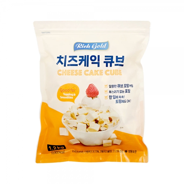 리치골드 큐브치즈케익 1.2kg