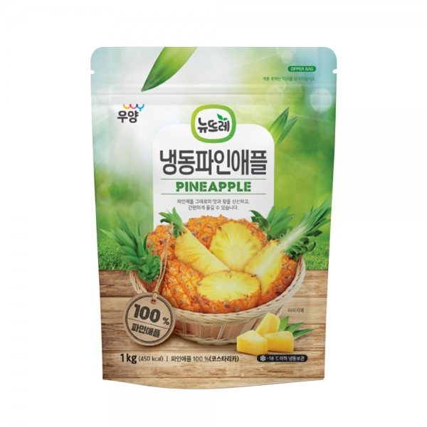 뉴뜨레 냉동파인애플 코스타리카산 1kg
