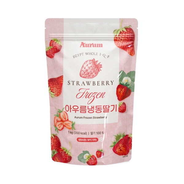 아우름 냉동딸기 홀 중국산 1kg