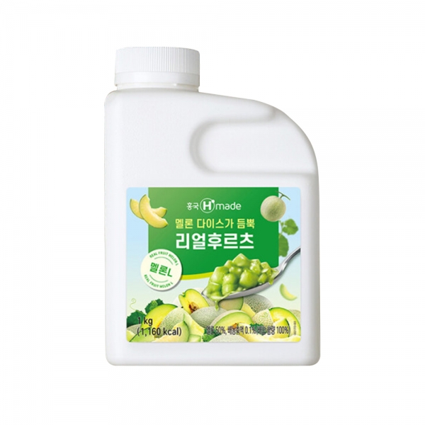 흥국 리얼후르츠 멜론L 1kg (냉동)