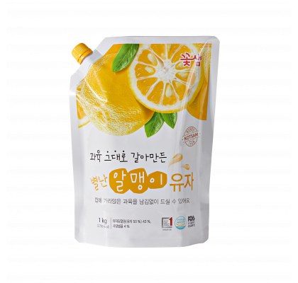 꽃샘 별난 알맹이 유자 1kg
