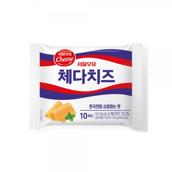 서울우유 체다치즈 슬라이스 10개입