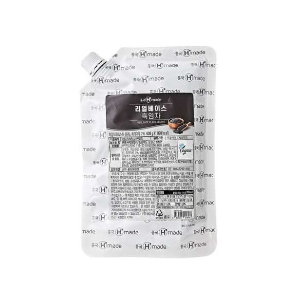 흥국 리얼베이스 흑임자라떼 600g