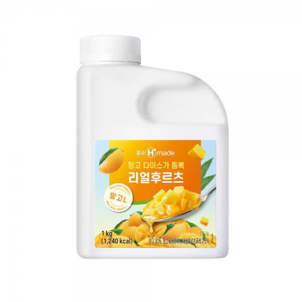 흥국 리얼후르츠 망고L 1kg (냉동)