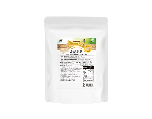 뉴뜨레 냉동 바나나슬라이스 1kg 베트남산