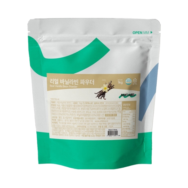 민트라벨 리얼 바닐라빈 파우더 1kg